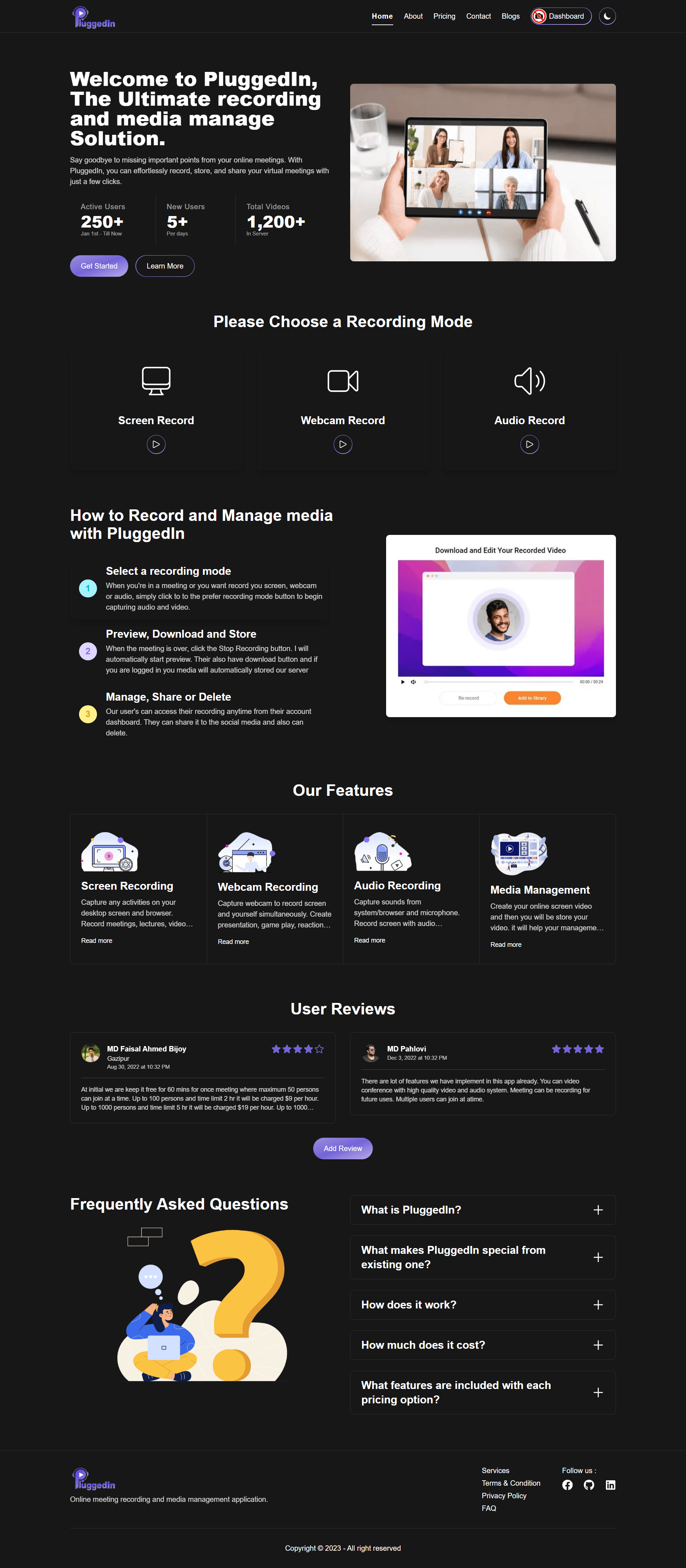 PluggedIn (Team Project)